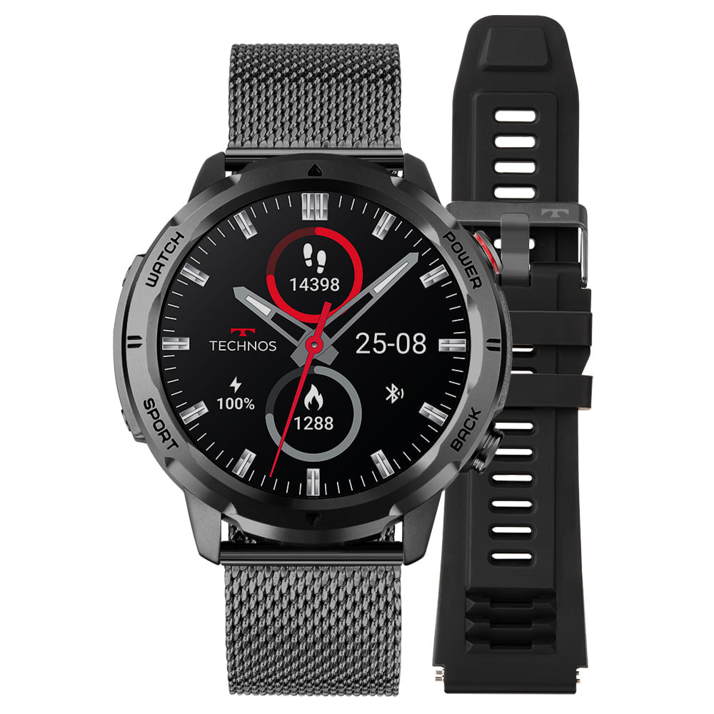 Smartwatch Technos Connect Sports Call Preto – TSPORTSCAF/5P Smartwatch Technos Connect Sports Call Preto – TSPORTSCAF/5P