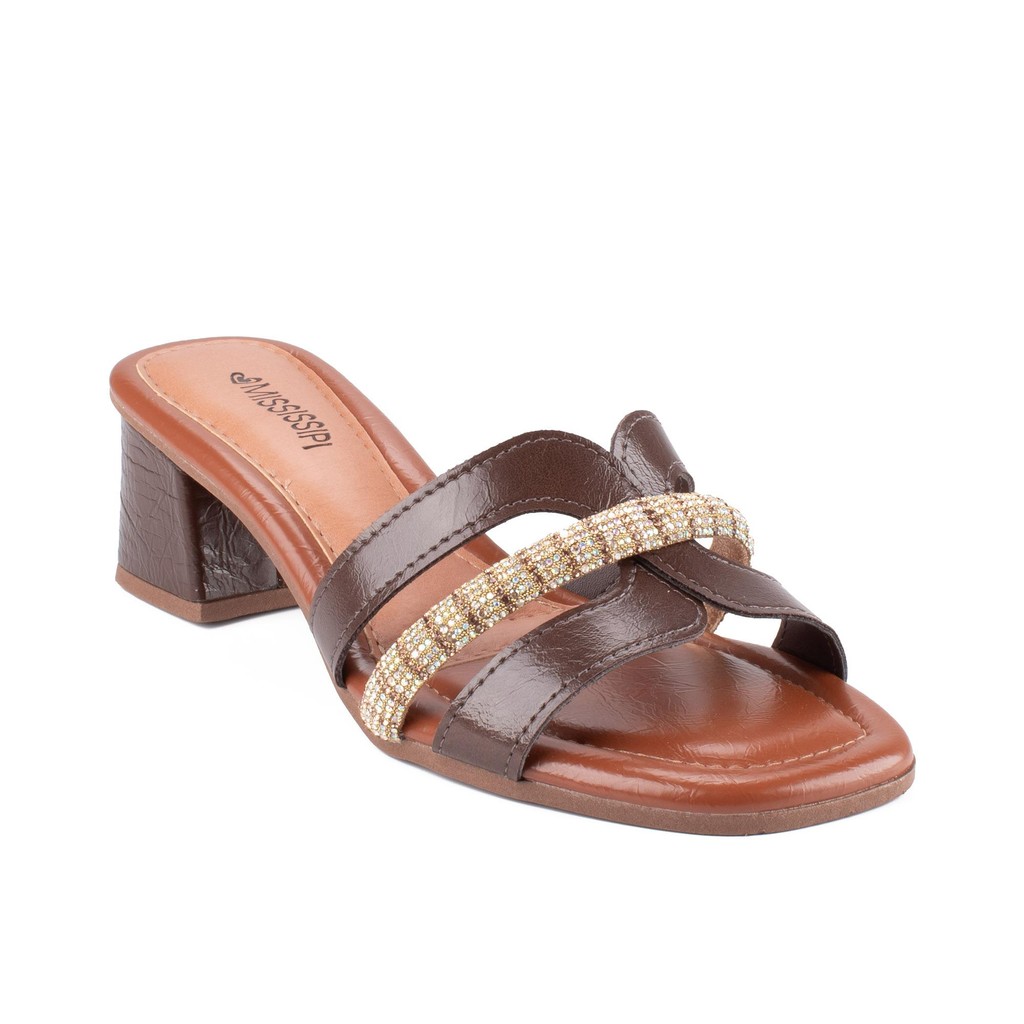 Tamanco Mississipi de Salto Bloco Feminina MF861 Tamanco Mississipi de Salto Bloco Feminina MF861