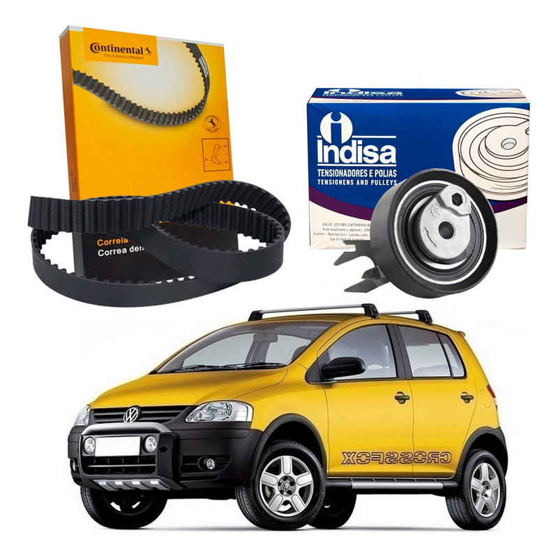 Kit Correia Dentada Tensor Crossfox 1.6 8v 2006 A 2009 Kit Correia Dentada Tensor Crossfox 1.6 8v 2006 A 2009