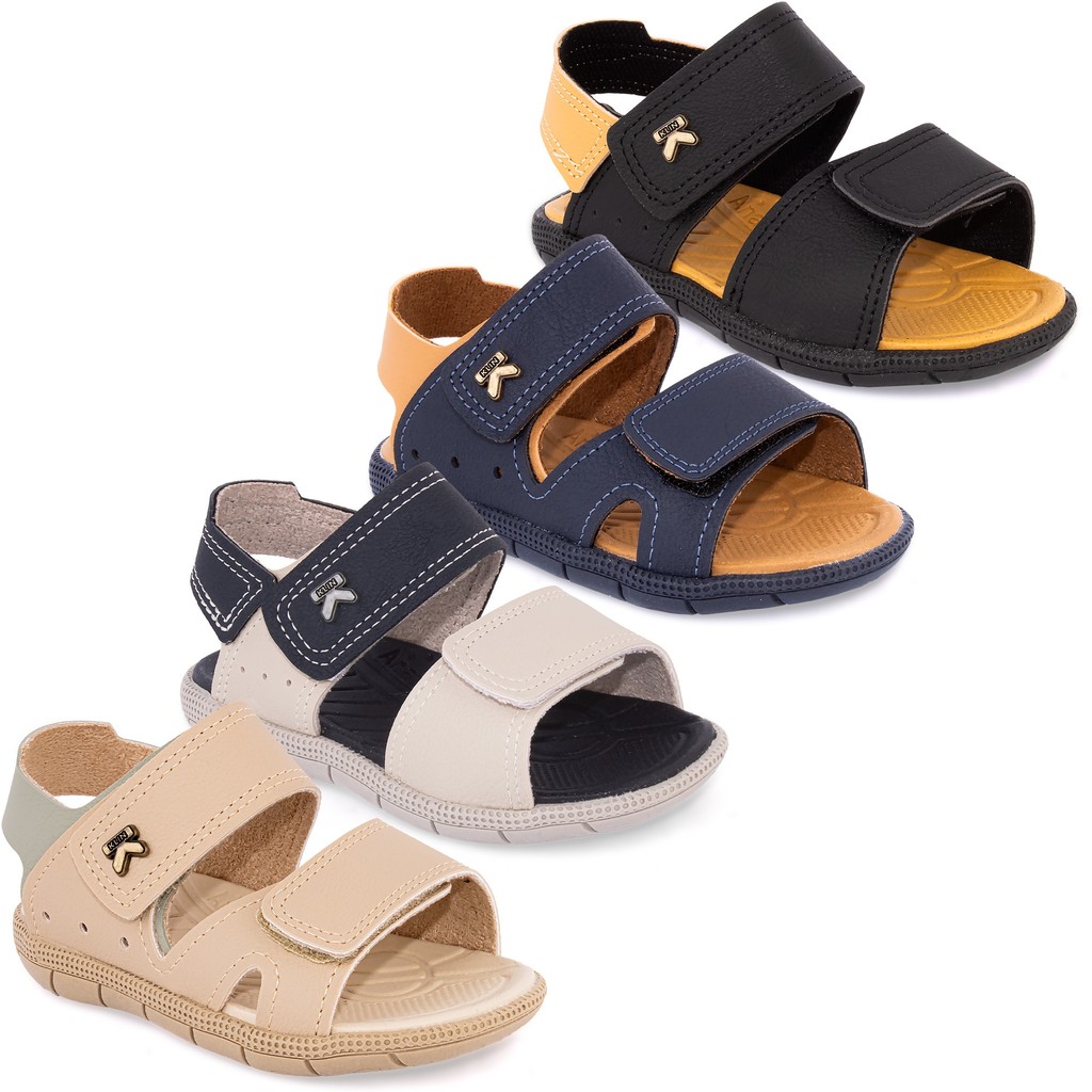 Sandália Klin Papete Menino Infantil Tic Tac Original Casual Sandália Klin Papete Menino Infantil Tic Tac Original Casual