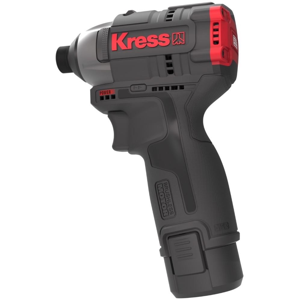 Chave de Impacto Brushless 1/4POL 12V 140NM Sem Bateria e Carregador KUB50.2 KRESS Chave de Impacto Brushless 1/4POL 12V 140NM Sem Bateria e Carregador KUB50.2 KRESS