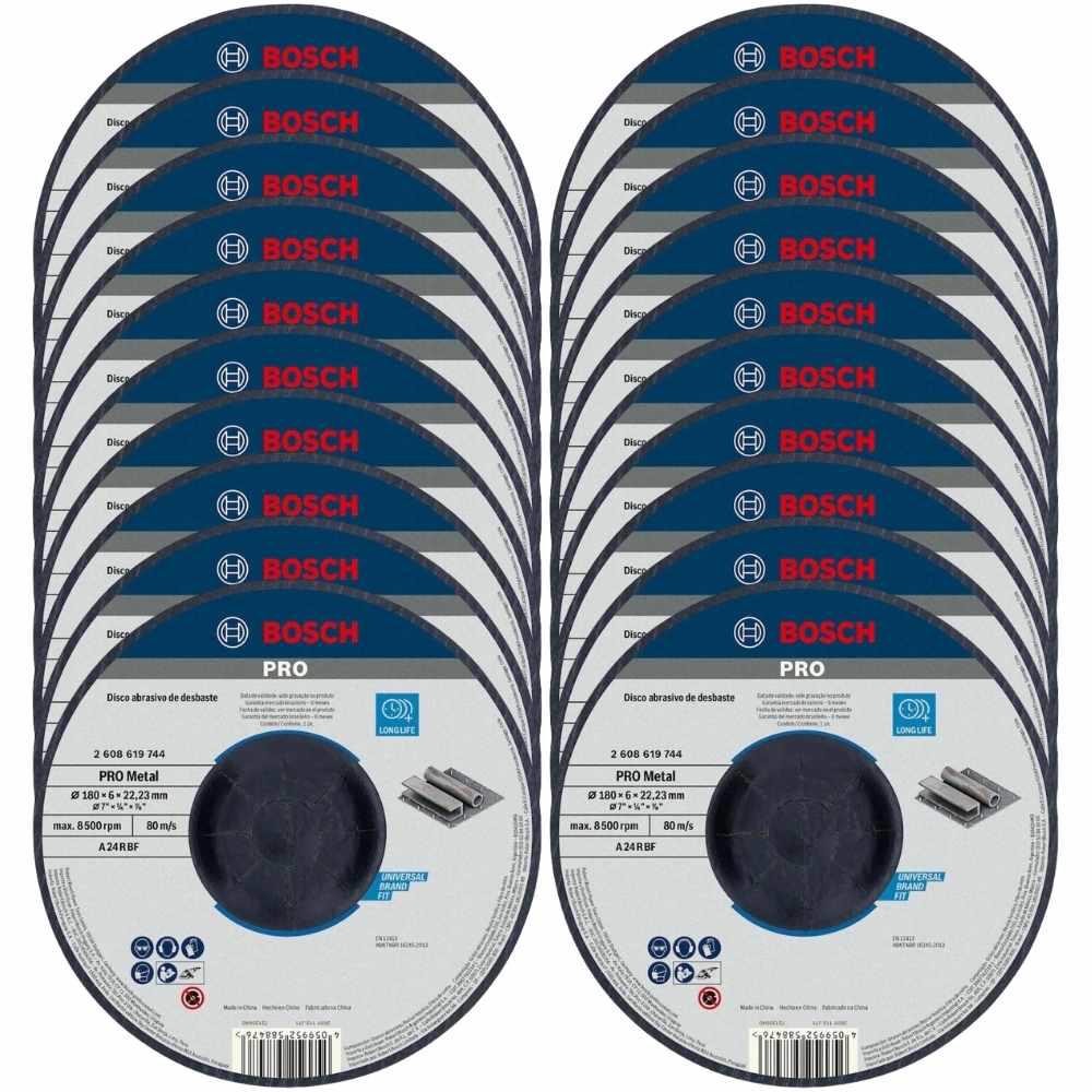 Disco de Desbaste 7POL 180mm Standard 20 Unidades BOSCH Disco de Desbaste 7POL 180mm Standard 20 Unidades BOSCH