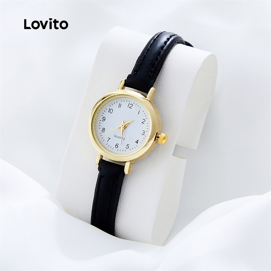 Lovito Relógio Simples Sz149 Relógio de Ouro LFASCS1689 Lovito Relógio Simples Sz149 Relógio de Ouro LFASCS1689