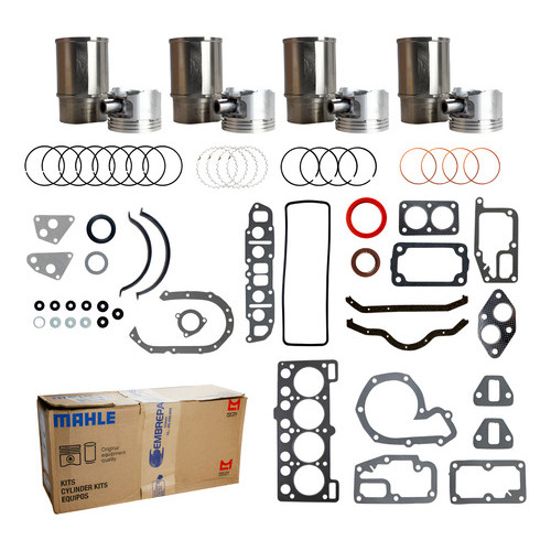 Kit Pistão Camisa Std Pampa 1.6 8v Cht Etanol Original Mahle Kit Pistão Camisa Std Pampa 1.6 8v Cht Etanol Original Mahle