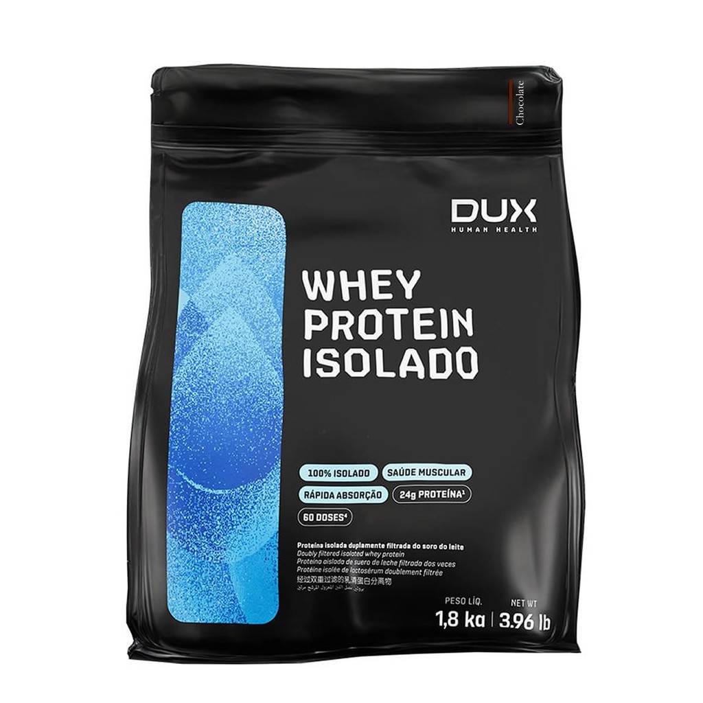 Whey Protein Isolado – 1800g Refil Chocolate – Dux Nutrition Whey Protein Isolado – 1800g Refil Chocolate – Dux Nutrition