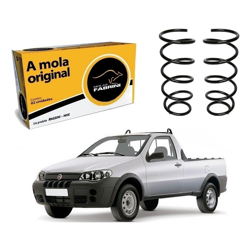 Par Molas Dianteira Strada 1.8 2005 A 2010 Par Molas Dianteira Strada 1.8 2005 A 2010