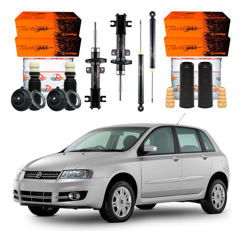 Kit Amortecedor Dianteiro Traseiro Stilo 1.8 2002 A 2011 Kit Amortecedor Dianteiro Traseiro Stilo 1.8 2002 A 2011