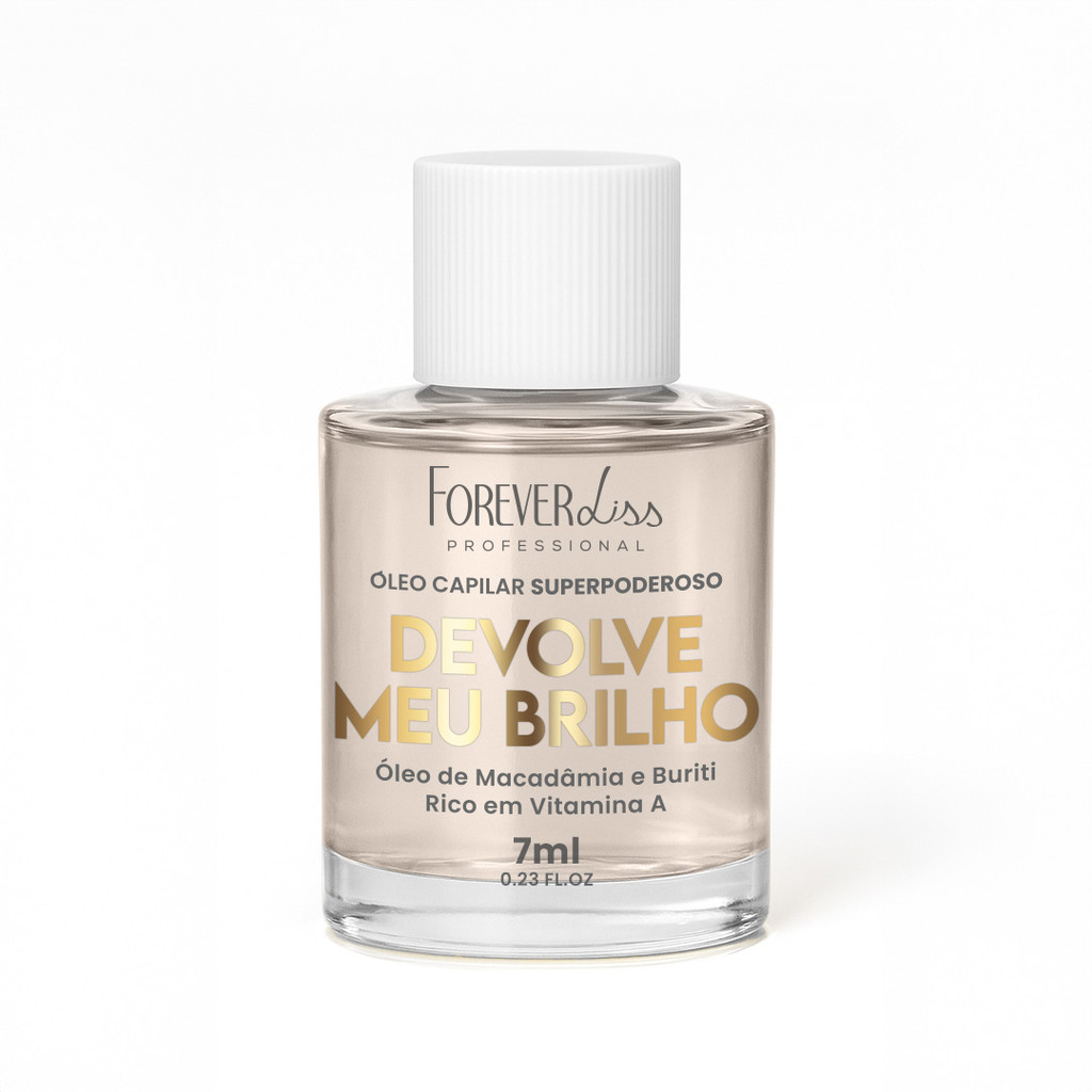 Óleo Capilar Superpoderoso Devolve Meu Brilho Forever Liss 7ml Óleo Capilar Superpoderoso Devolve Meu Brilho Forever Liss 7ml