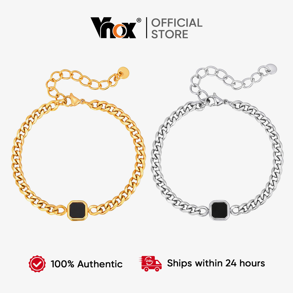 Pulseira De Aço Inoxidável Vnox Para Homens Joias Retrô Ajustáveis Tahan Karat Pulseira De Aço Inoxidável Vnox Para Homens Joias Retrô Ajustáveis Tahan Karat