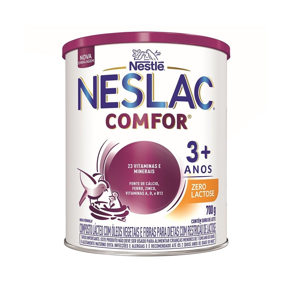 Neslac Nestlé Comfor Zero Lactose 700g Neslac Nestlé Comfor Zero Lactose 700g