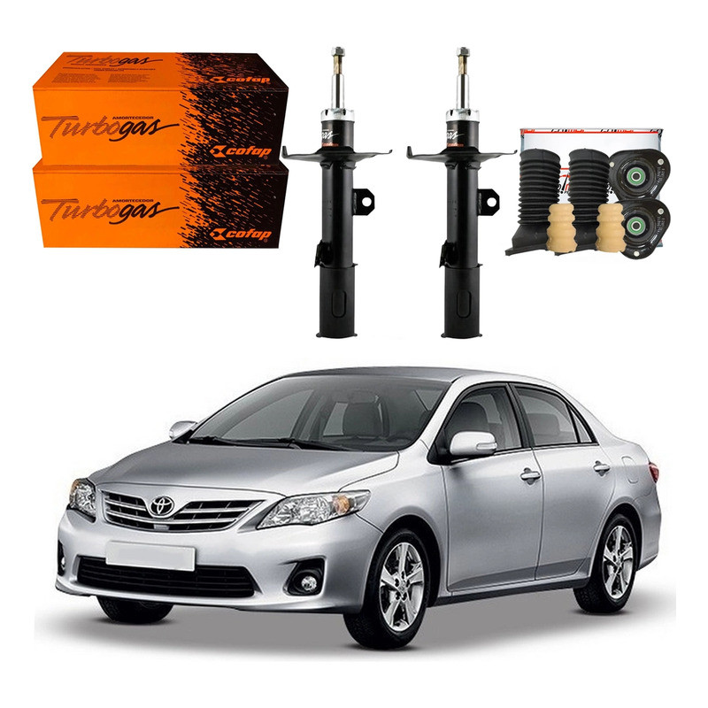 Kit Amortecedor Dianteiro, Corolla 1.8 2.0 2009 A 2014 Kit Amortecedor Dianteiro, Corolla 1.8 2.0 2009 A 2014