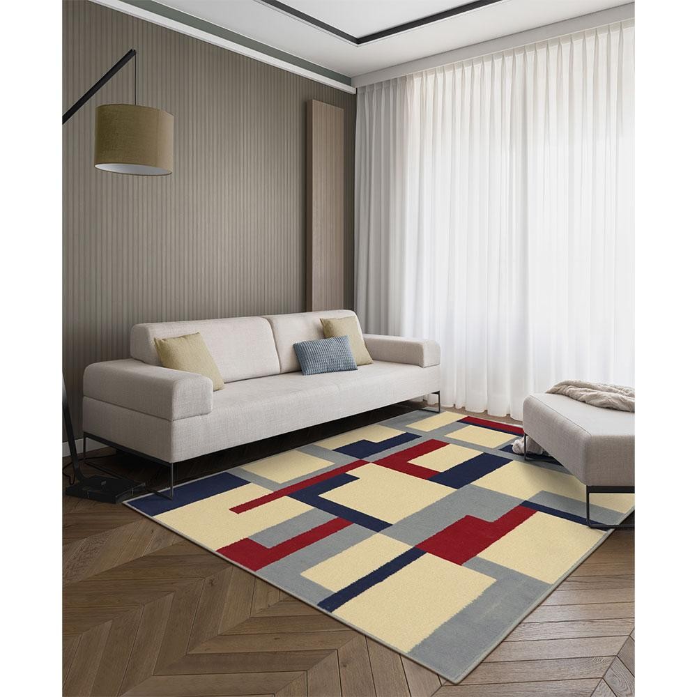 Tapete Adana Mondrian 200x250cm Tapetes São Carlos Tapete Adana Mondrian 200x250cm Tapetes São Carlos