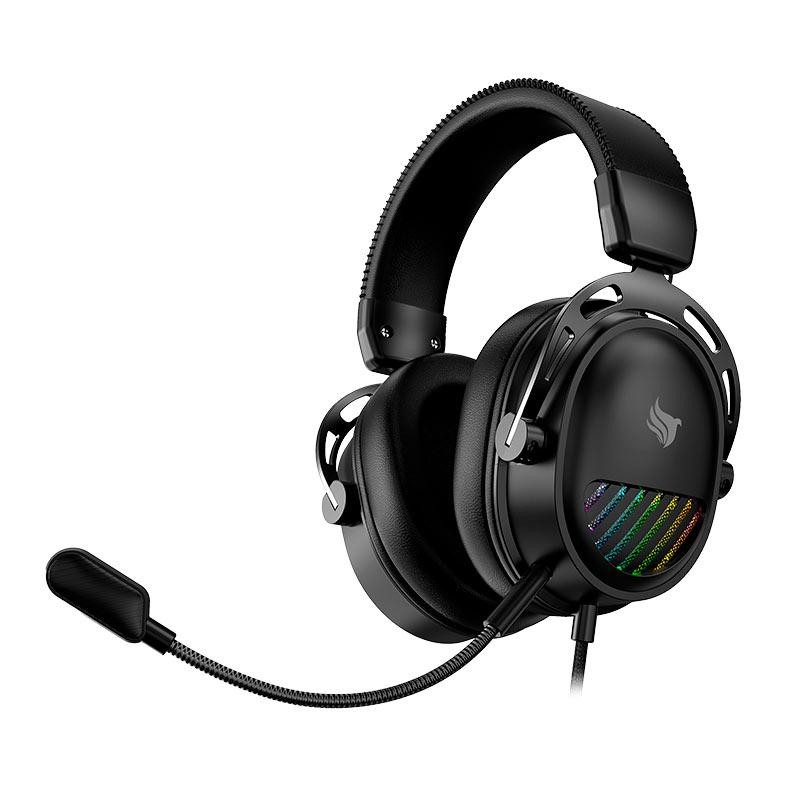 Headset Gamer Pichau Azuris Pro 7.1, Drivers 50mm, Preto, PCH-AZRP-BL01 Headset Gamer Pichau Azuris Pro 7.1, Drivers 50mm, Preto, PCH-AZRP-BL01