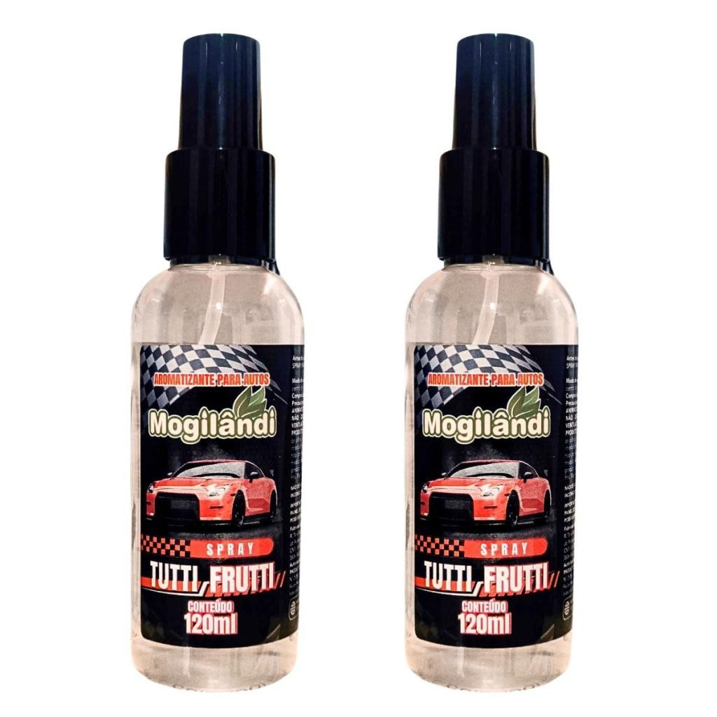 Kit 2 Cheirinho Tutti Frutti Spray Automotivo Aromatizante 120ml – Mogilandi Kit 2 Cheirinho Tutti Frutti Spray Automotivo Aromatizante 120ml – Mogilandi