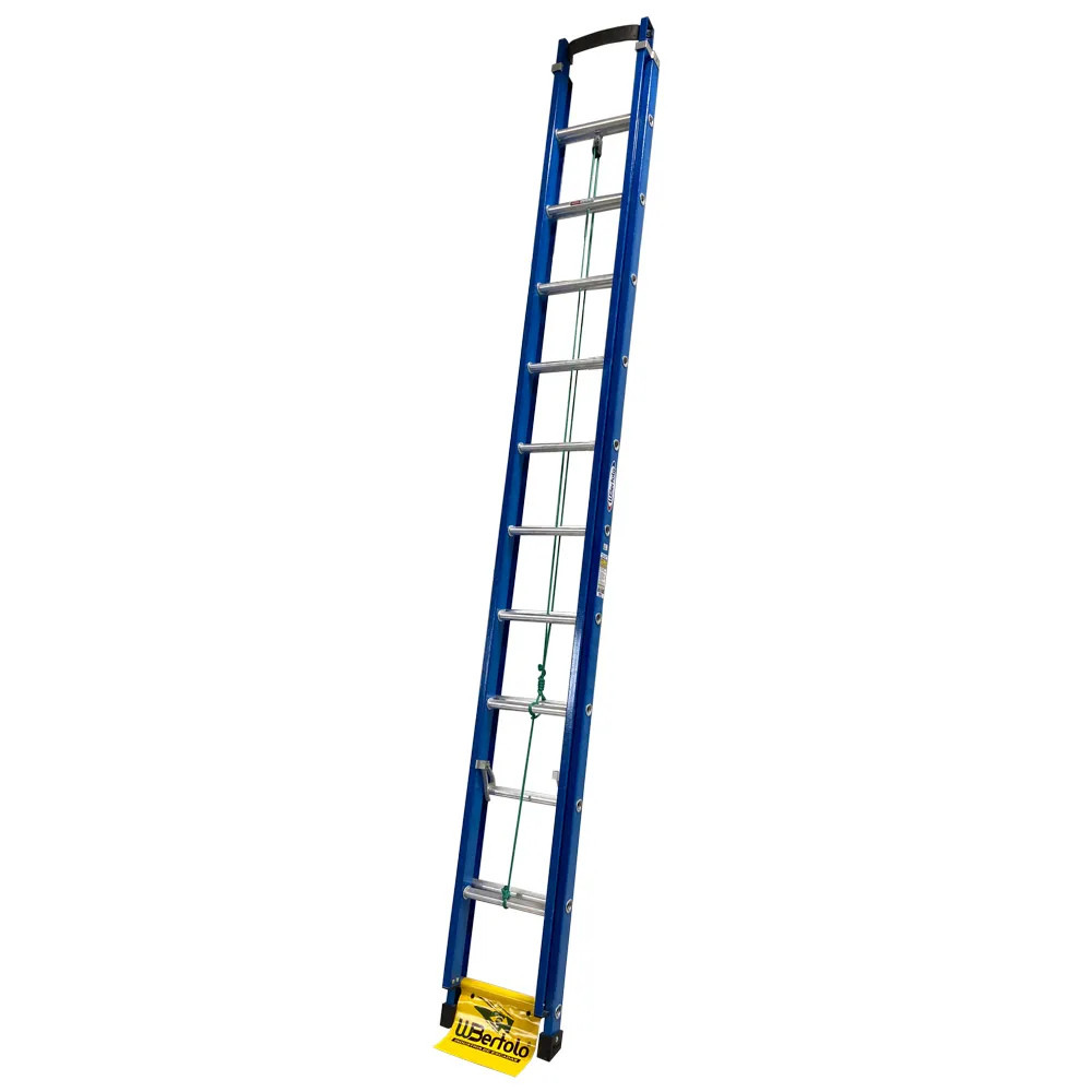 Escada de Fibra e Alumínio Extensível Premium 3,50×5,90m Tipo D 19 Degraus 120kg WBERTOLO Escada de Fibra e Alumínio Extensível Premium 3,50×5,90m Tipo D 19 Degraus 120kg WBERTOLO