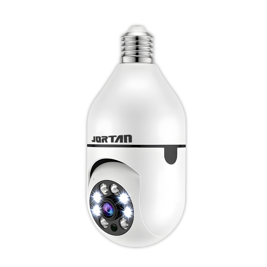 Mini IP Câmera de Segurança Wi-fi Branco com Áudio Bidirecional Visão Noturna e Sensor de Movimento – com App YOOSEE