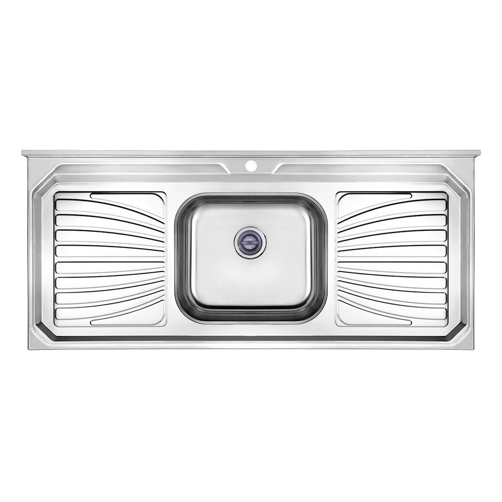 Pia Cozinha Infinity 120cm Inoxsul Higiênica Durável p Louça Pesada Pia Cozinha Infinity 120cm Inoxsul Higiênica Durável p Louça Pesada