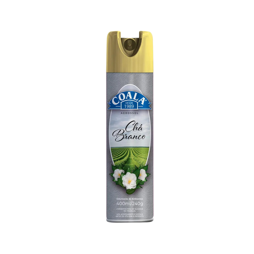 Odorizante de Ambientes Aerossol Chá Branco 400ml Coala Odorizante de Ambientes Aerossol Chá Branco 400ml Coala