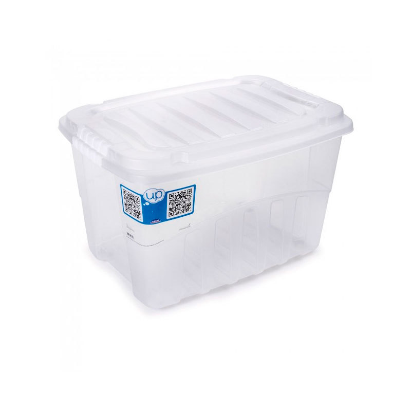 Caixa organizadora box alta cristal 19,8L 2890 Plasútil