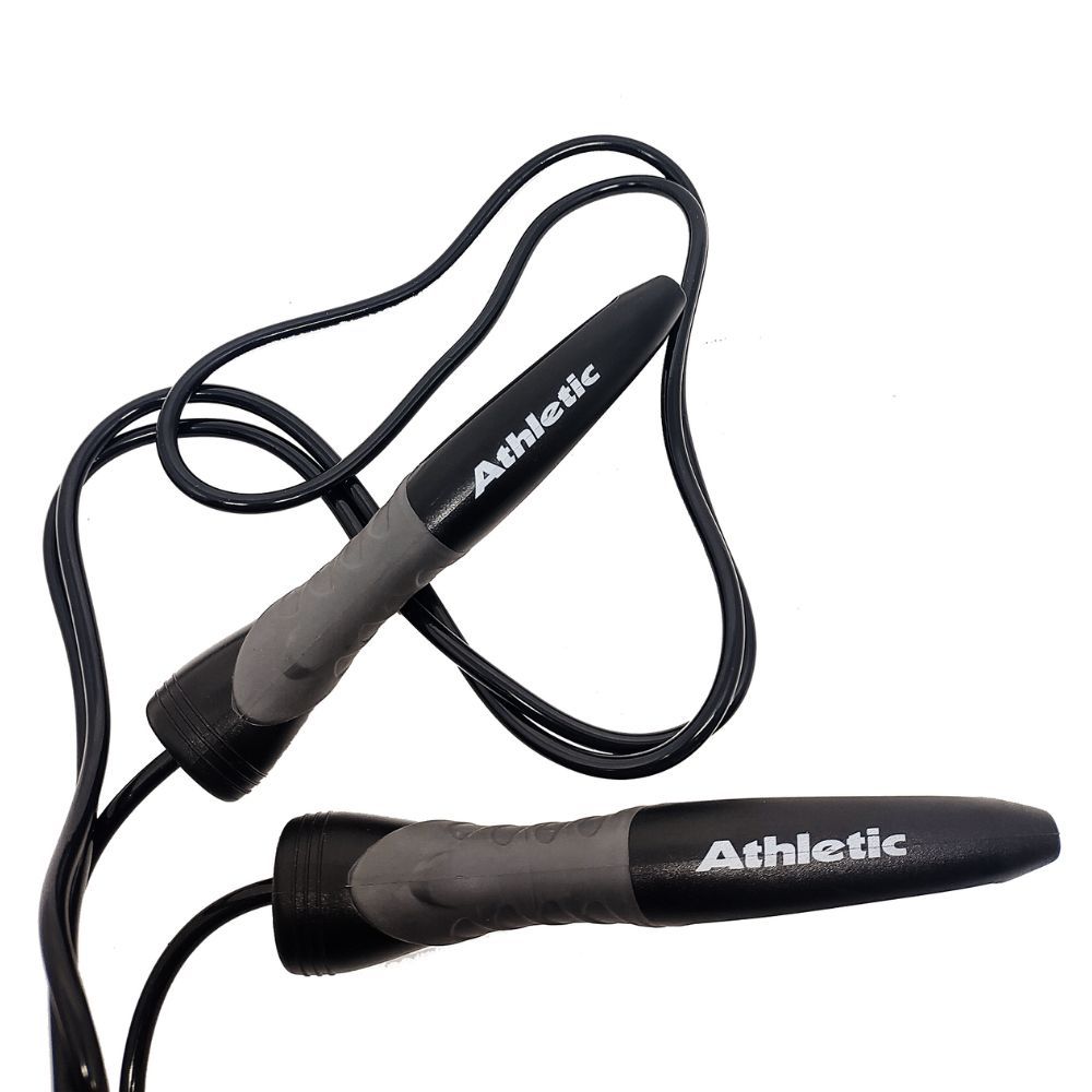 Corda de Pular Athletic 3,15m com Rolamento de Aço Anatômica para Treino Fitness Muscular e Aeróbico Corda de Pular Athletic 3,15m com Rolamento de Aço Anatômica para Treino Fitness Muscular e Aeróbico