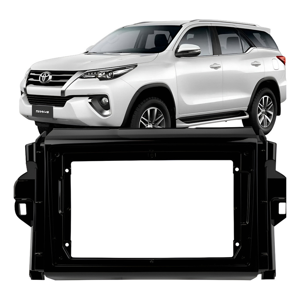 Moldura Multimidia 9 Polegadas 2din Toyota Sw4 2016/ A 2021 Moldura Multimidia 9 Polegadas 2din Toyota Sw4 2016/ A 2021