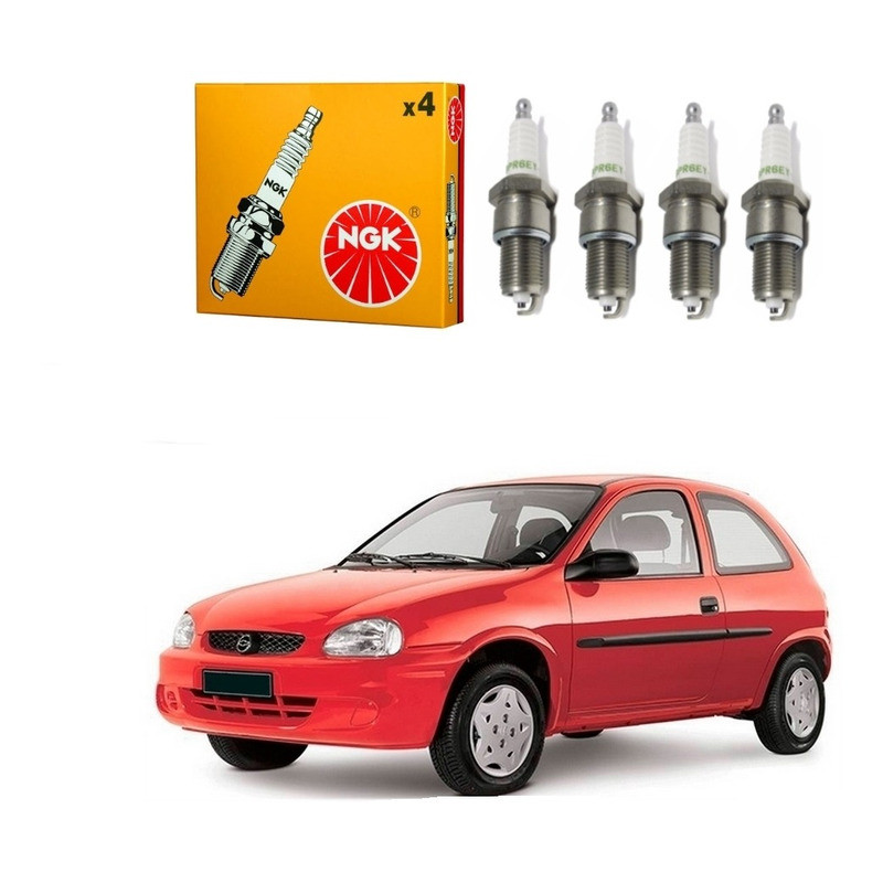 Jogo Velas Ngk Corsa 1.0 8v 1998 A 2002 Jogo Velas Ngk Corsa 1.0 8v 1998 A 2002