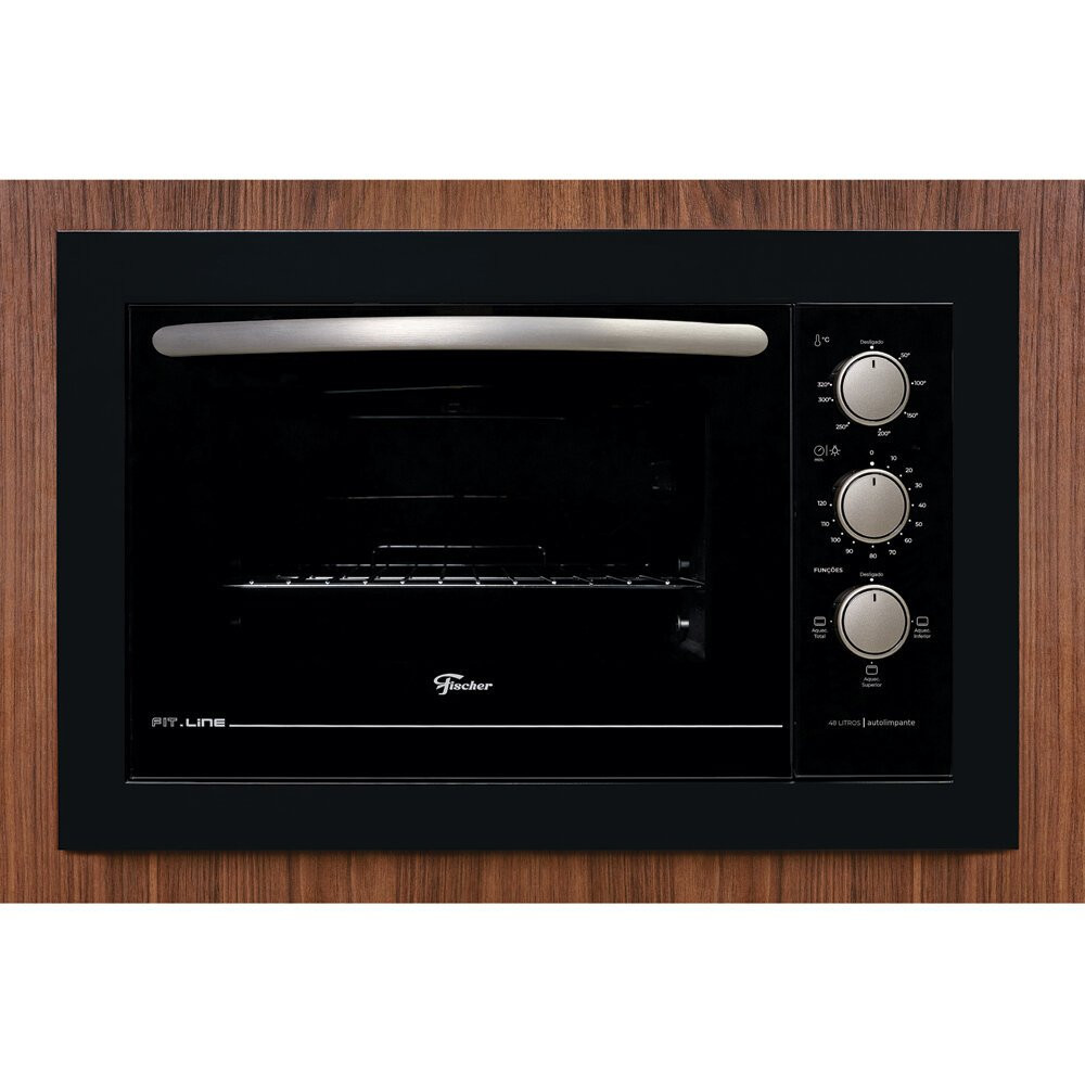 Forno Elétrico de Embutir Fischer 48 Litros, Fit Line, 34493 Forno Elétrico de Embutir Fischer 48 Litros, Fit Line, 34493