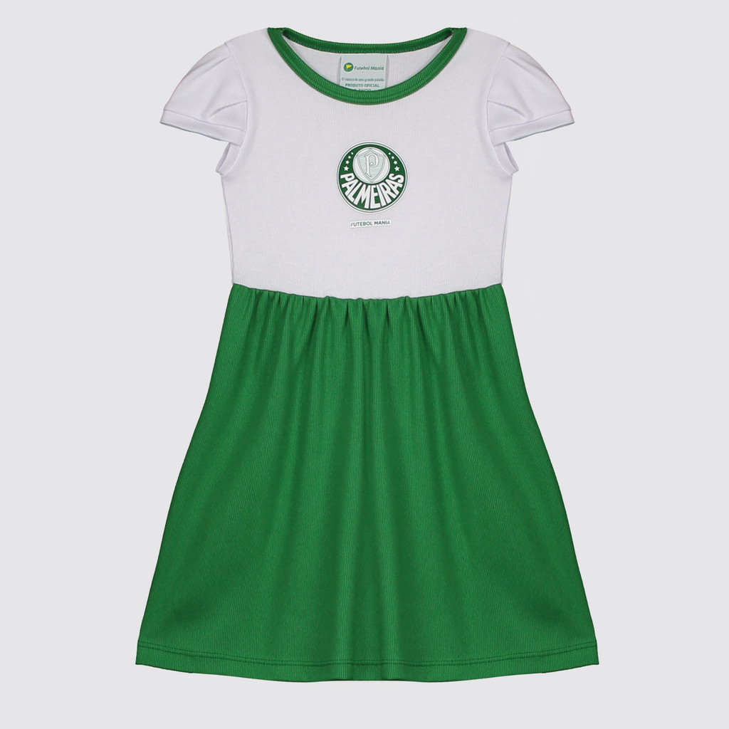 Vestido Palmeiras Infantil