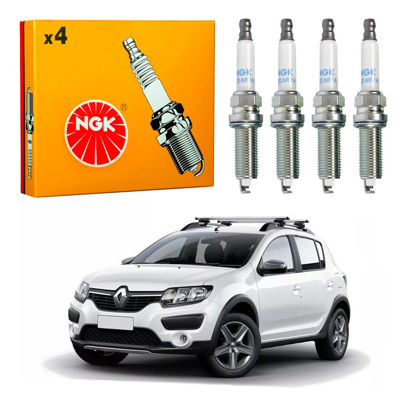 Jogo Velas Ngk Sandero Stepway 1.6 16v 2017 A 2019 Jogo Velas Ngk Sandero Stepway 1.6 16v 2017 A 2019