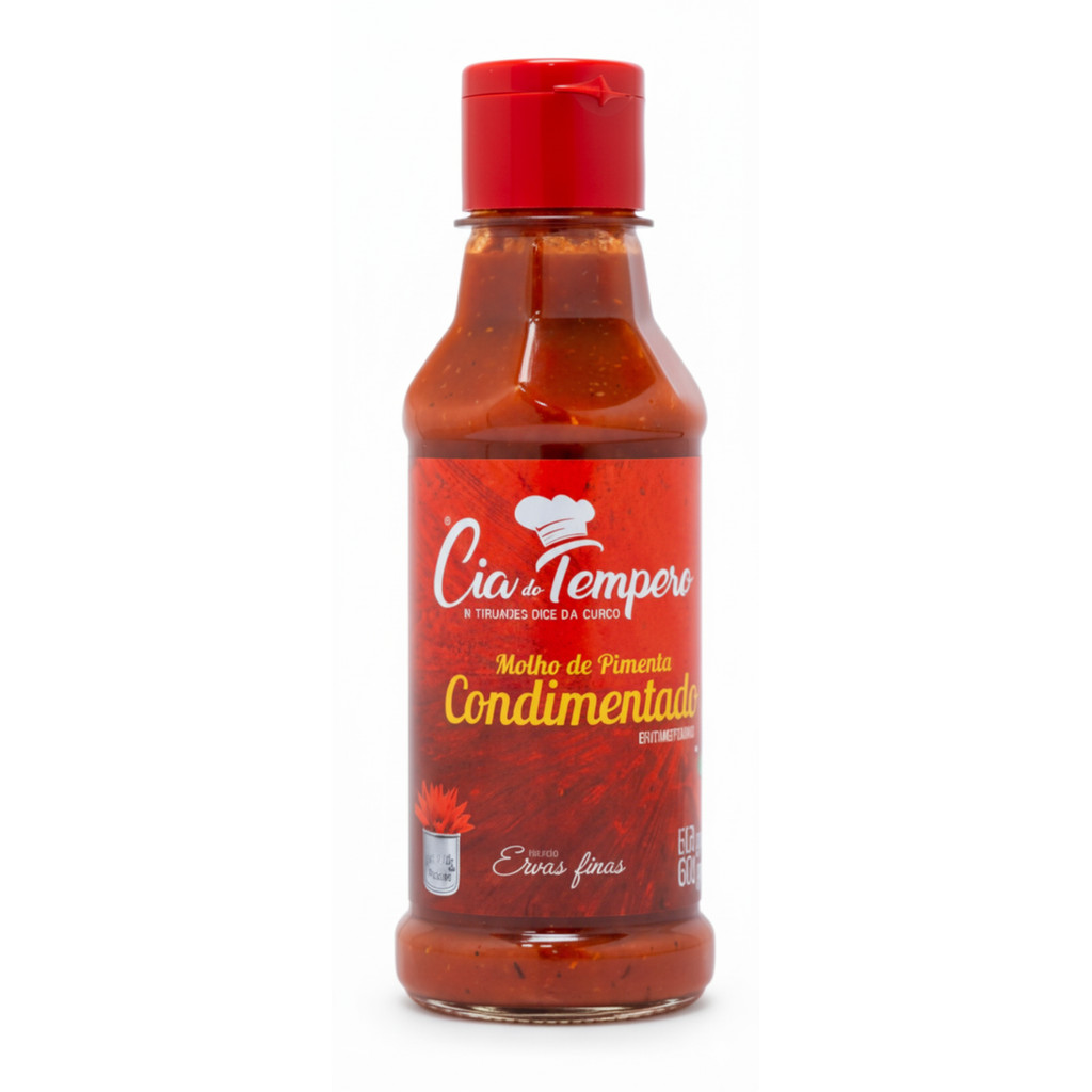 Molho Pimenta Condimentada – CIA DO TEMPERO Molho Pimenta Condimentada – CIA DO TEMPERO