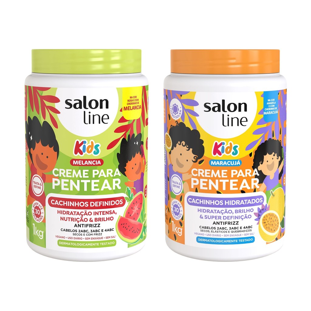 Kit Creme para Pentear Melancia + Maracujá Kit Creme para Pentear Melancia + Maracujá