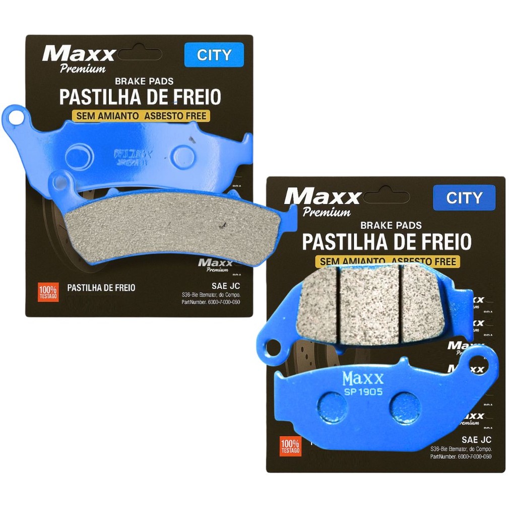 Kit Pastilhas de Freio P/ Haojue Dr 160 Cbs
