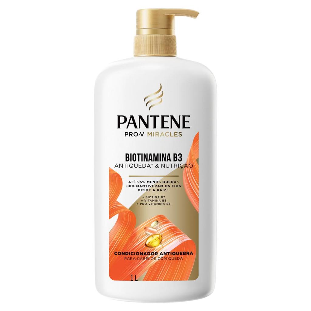 Condicionador Pantene Antiqueda & Nutrição Biotinamina B3 1L Condicionador Pantene Antiqueda & Nutrição Biotinamina B3 1L