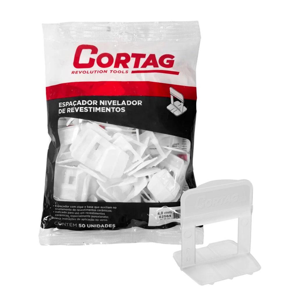 Espaçador Nivelador Tradicional 4mm Com 50 Unidades (62564) – Cortag