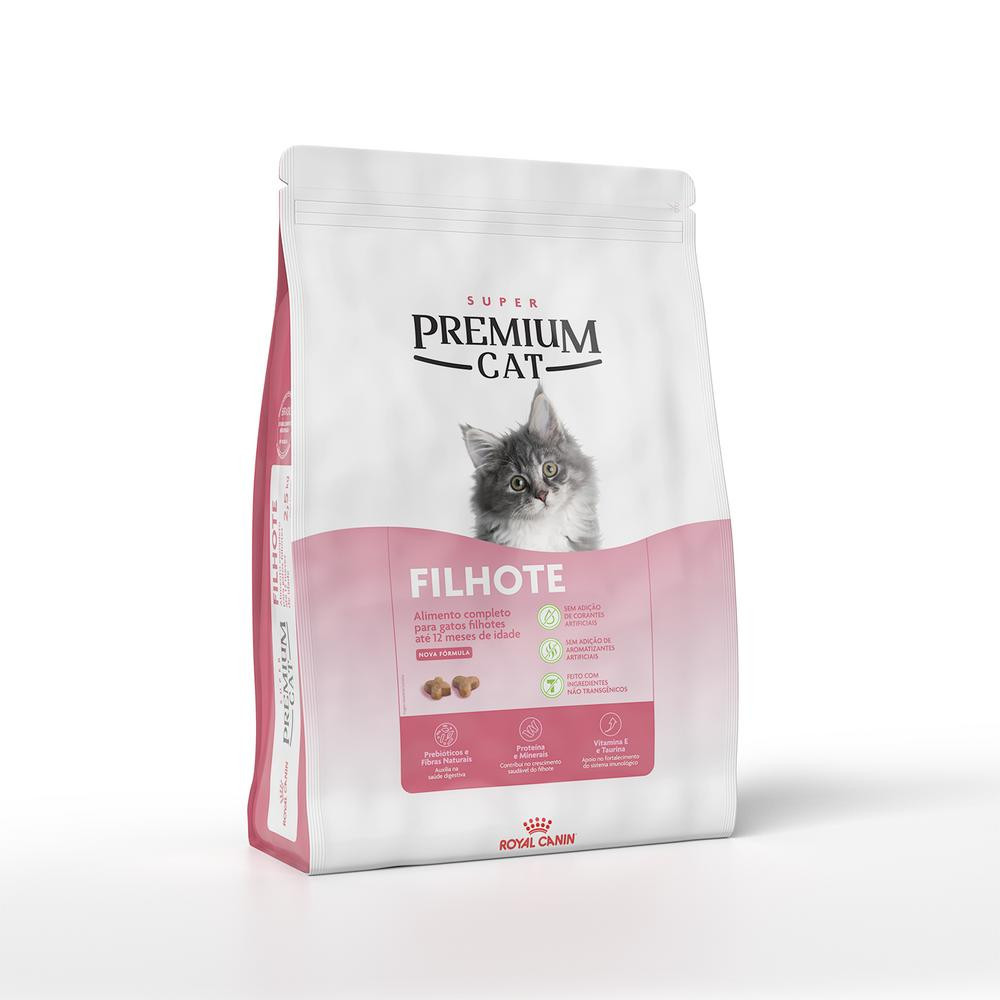 Ração Seca Super Premium Cat para Gatos Filhotes 1kg Royal Canin Ração Seca Super Premium Cat para Gatos Filhotes 1kg Royal Canin