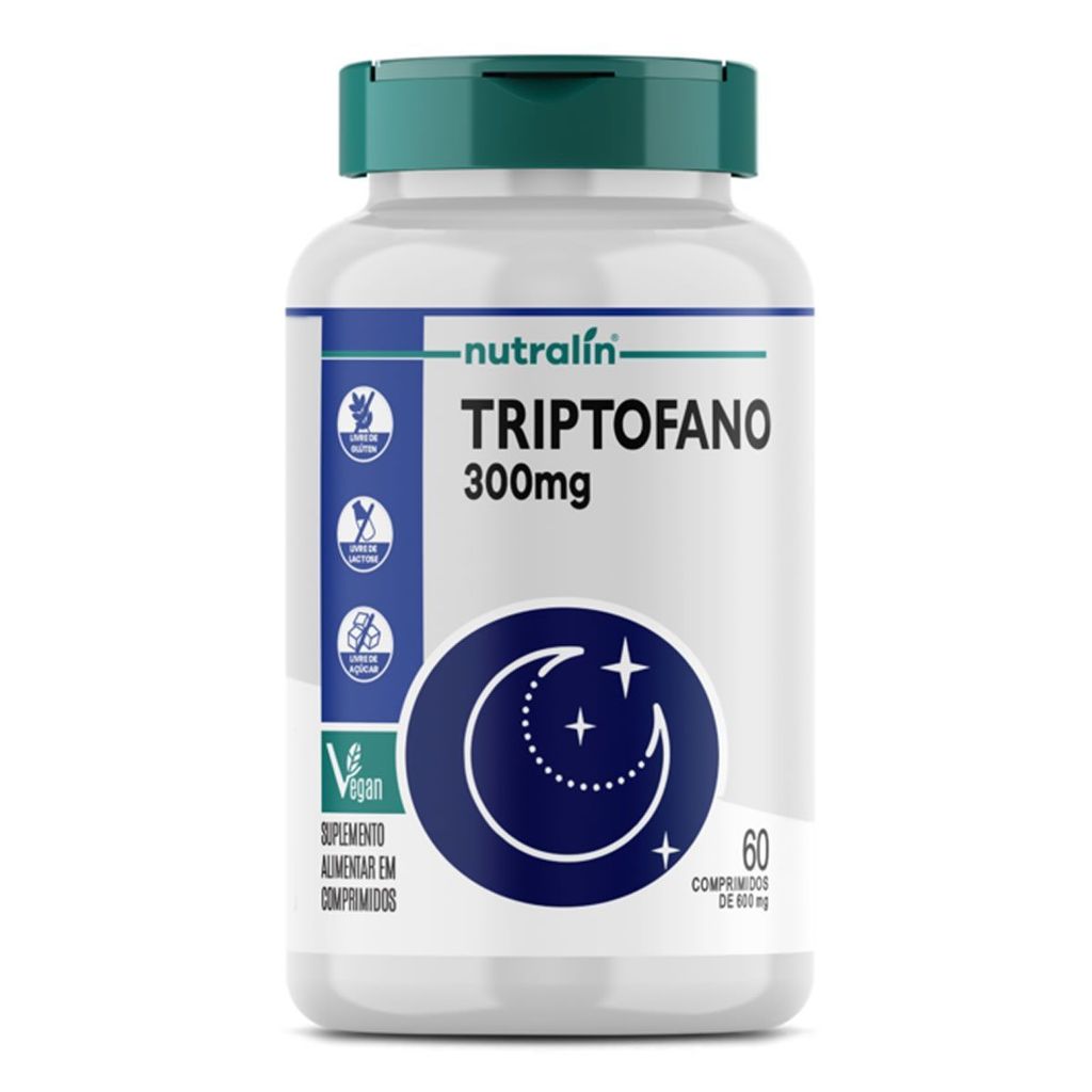 Triptofano 300mg – 60 Comprimidos – Nutralin Triptofano 300mg – 60 Comprimidos – Nutralin