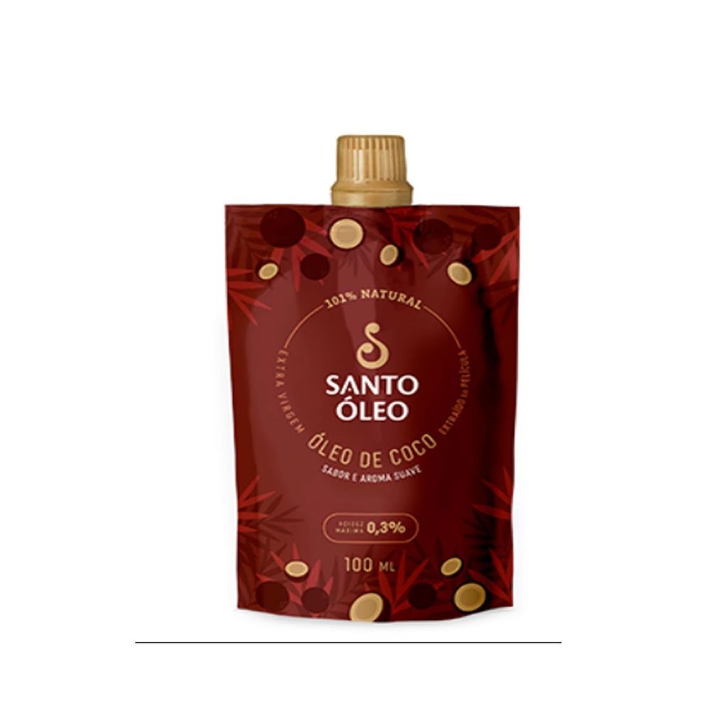 Óleo de Coco Extra Virgem de Película – 100ml Refil – Santo Óleo Óleo de Coco Extra Virgem de Película – 100ml Refil – Santo Óleo