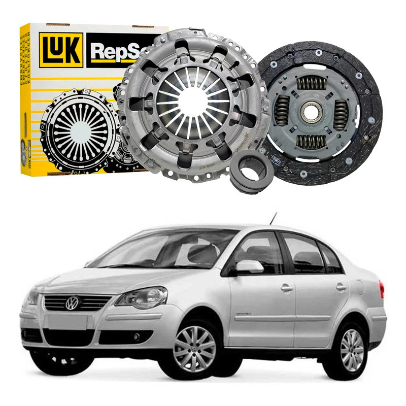 Kit Embreagem Luk Original Polo Sedan 1.6 2007 A 2011 Kit Embreagem Luk Original Polo Sedan 1.6 2007 A 2011