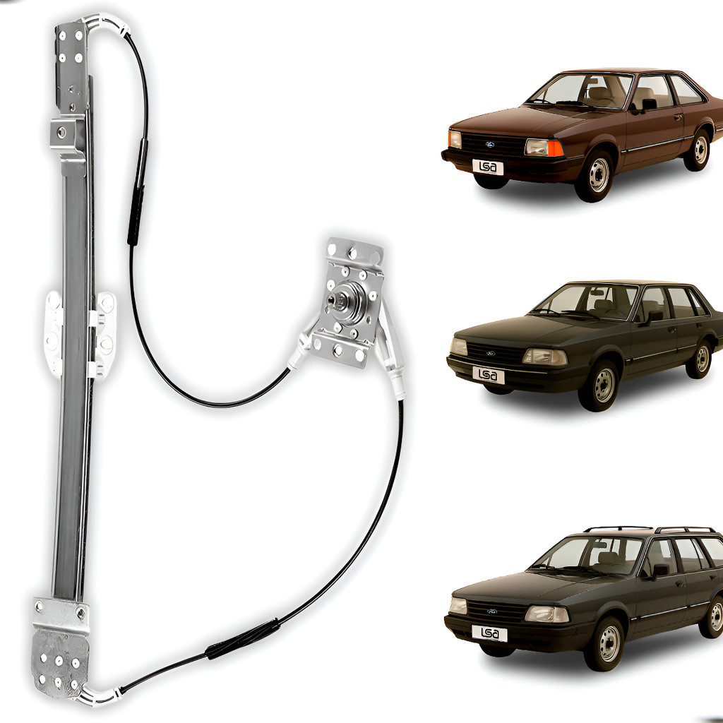 Máquina de Vidro Manual Dianteiro Esquerdo Ford Del Rey 1981 – 1991 2 Portas Ideal para Reposição de Peças Máquina de Vidro Manual Dianteiro Esquerdo Ford Del Rey 1981 – 1991 2 Portas Ideal para Reposição de Peças