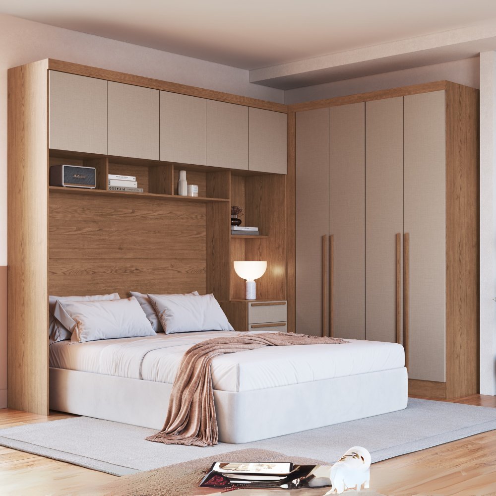 Guarda-roupa Casal 11 Portas Infinity Cedro/Duna Guarda-roupa Casal 11 Portas Infinity Cedro/Duna