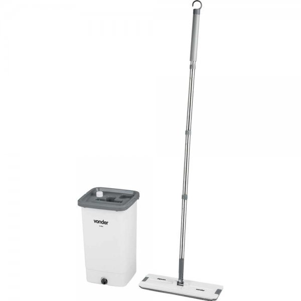 Rodo Flat Mop Lava E Seca Com Balde 4,2L Vonder Profissional Rodo Flat Mop Lava E Seca Com Balde 4,2L Vonder Profissional