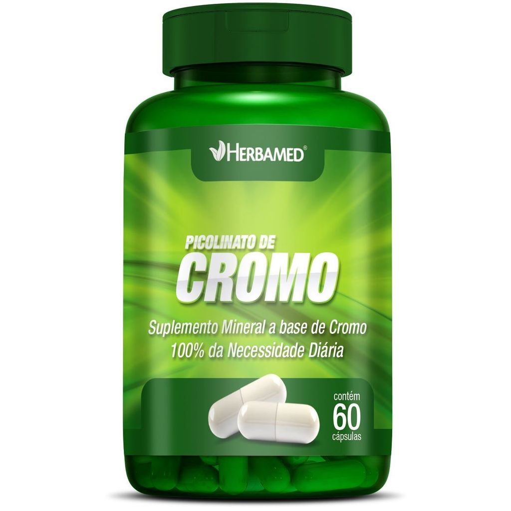 Picolinato Cromo 35mcg 60 Cápsulas – Herbamed Picolinato Cromo 35mcg 60 Cápsulas – Herbamed