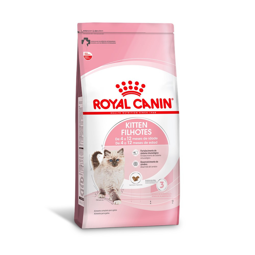 Ração para Gatos Filhotes com até 12 Meses de Idade 4Kg Royal Canin Ração para Gatos Filhotes com até 12 Meses de Idade 4Kg Royal Canin