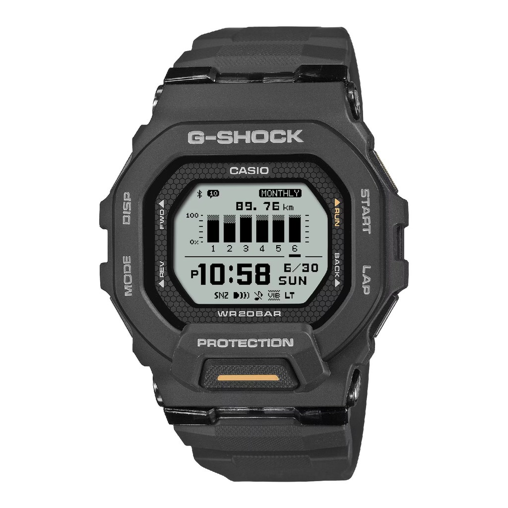 Relógio Casio G-SHOCK G-Squad Sports GBD-200-1A1DR Relógio Casio G-SHOCK G-Squad Sports GBD-200-1A1DR