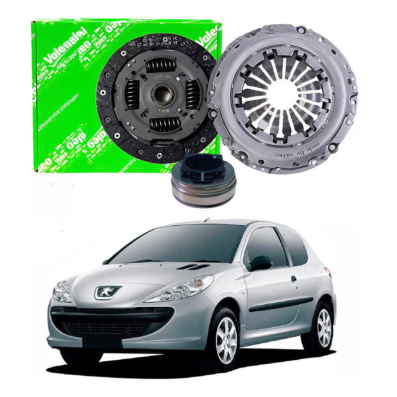 Kit Embreagem Valeo Peugeot 207 1.4 8v 2008 A 2015 Kit Embreagem Valeo Peugeot 207 1.4 8v 2008 A 2015