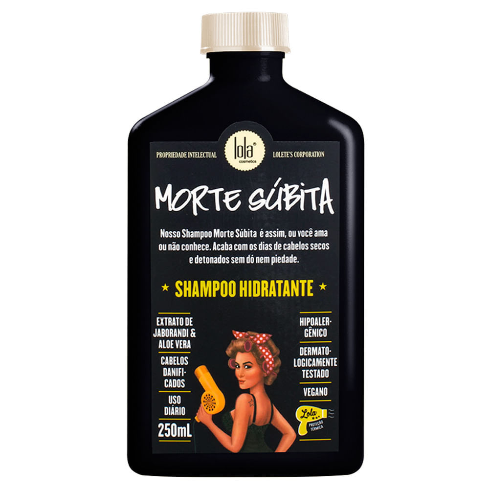 Shampoo Morte Súbita Lola Cosmetics com 250ml Shampoo Morte Súbita Lola Cosmetics com 250ml