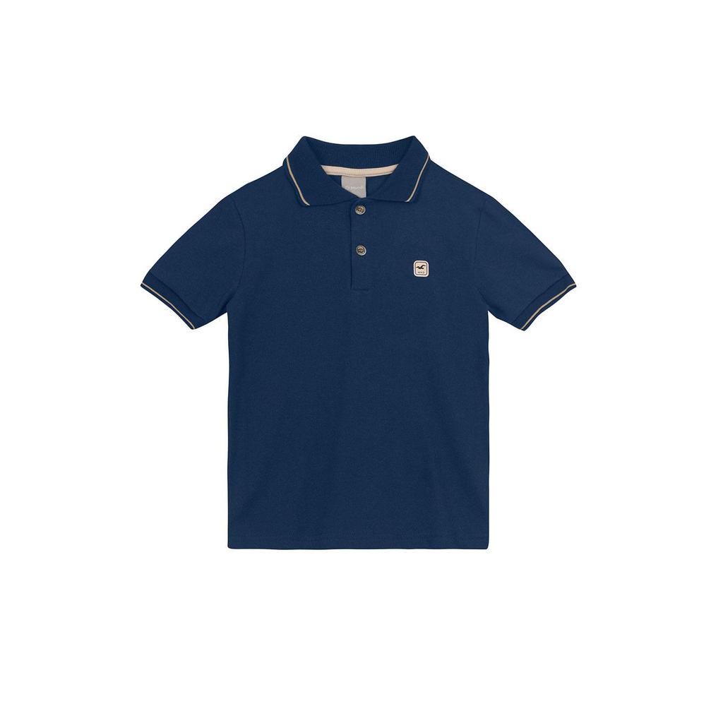 Camisa polo infantil menino em piquet Mundi Camisa polo infantil menino em piquet Mundi