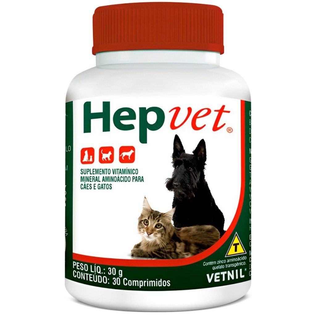 Hepvet 30 Comprimidos Vetnil Hepvet 30 Comprimidos Vetnil