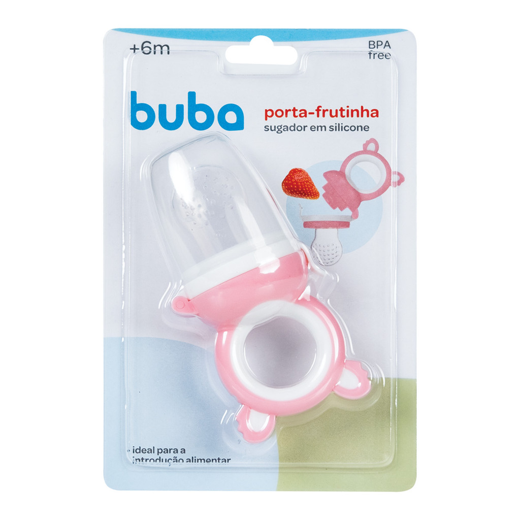 Porta Frutinha Alimentadora Coala Silicone Rosa Buba Menina Porta Frutinha Alimentadora Coala Silicone Rosa Buba Menina