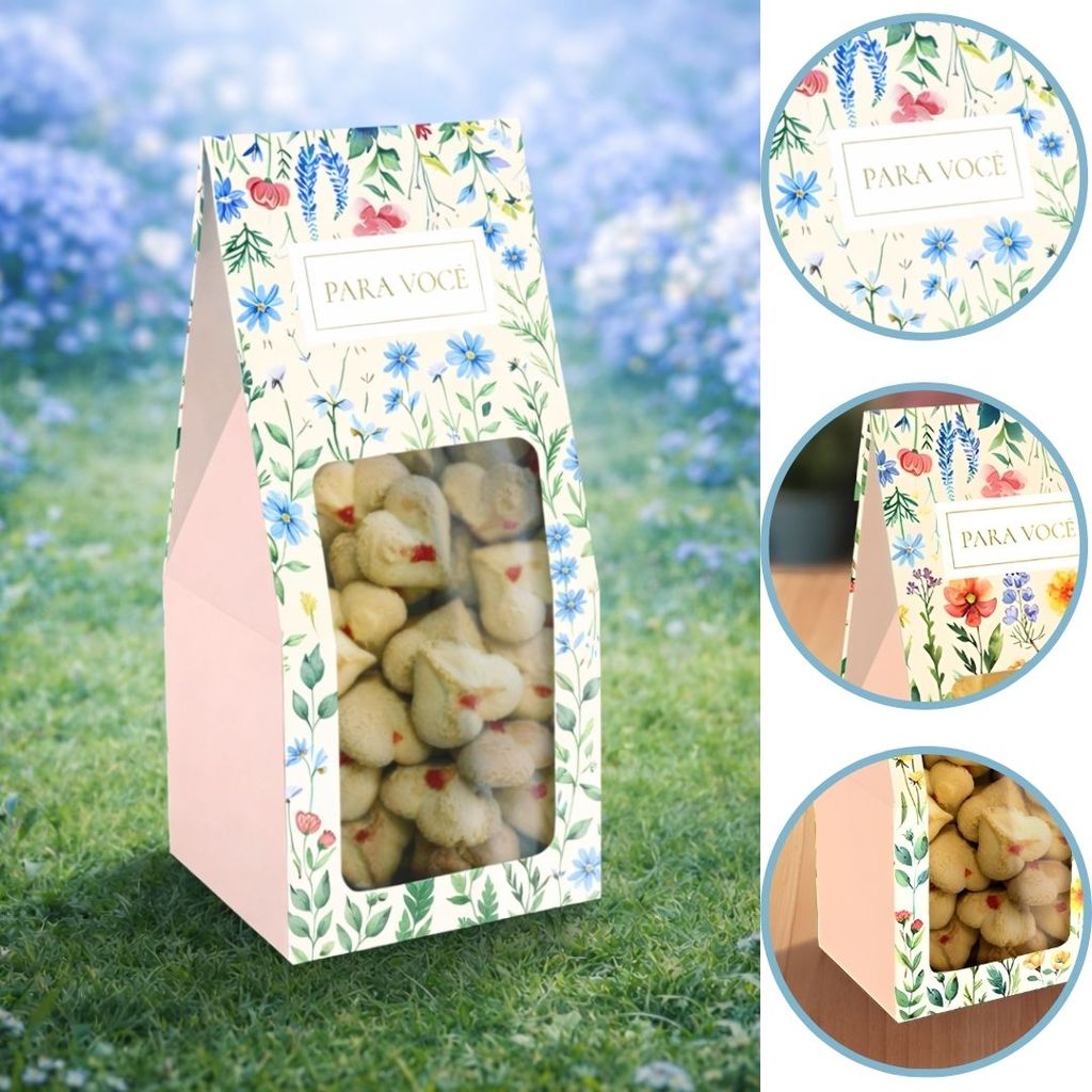 10 SACO PRACTICE P COM VISOR FLORES 8x7x19CM 5992 ( DIA DAS MÃES IDEIA 2026 ) HOT STAMPING 10 SACO PRACTICE P COM VISOR FLORES 8x7x19CM 5992 ( DIA DAS MÃES IDEIA 2026 ) HOT STAMPING